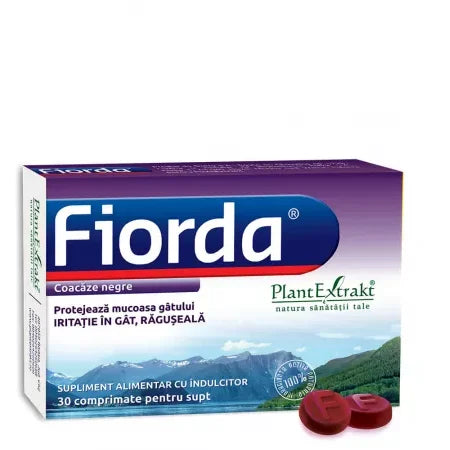 Fiorda coacaze negre 30 comprimate pentru supt