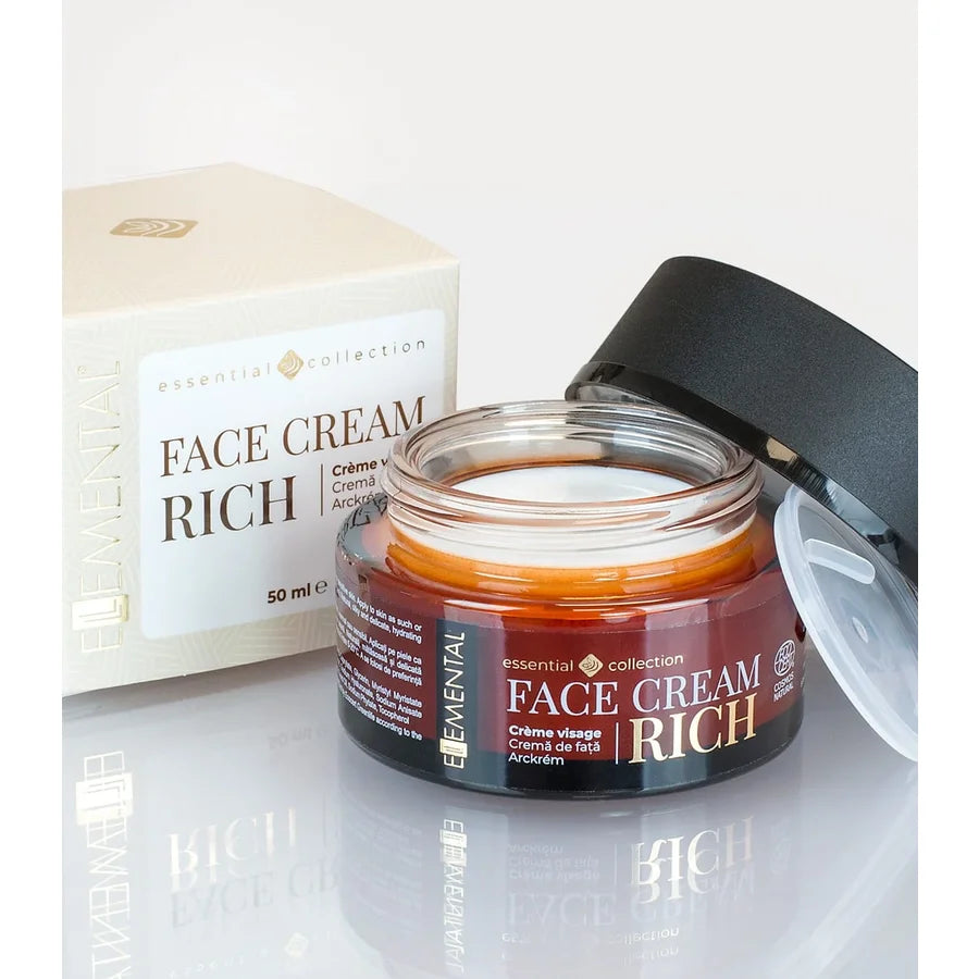 Face Cream Rich, Cosmos Natural, 50 ml