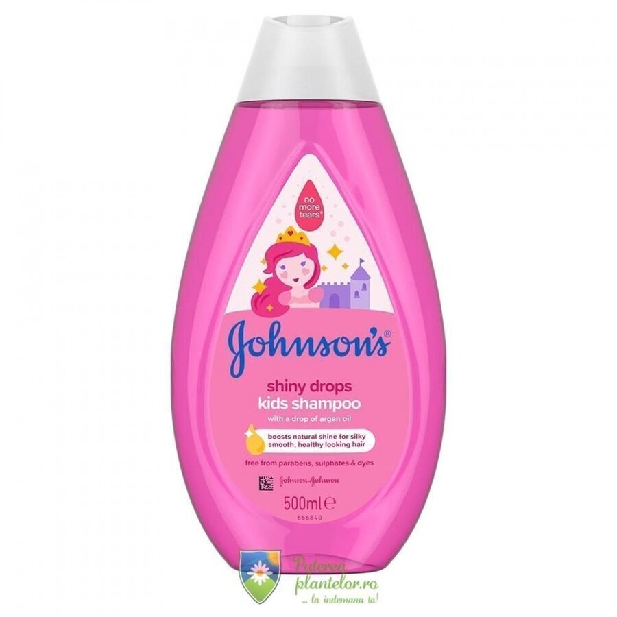 Sampon pentru par stralucitor Johnson’s Baby 500 ml