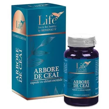 Arbore de Ceai Capsule cu Uleiuri Esentiale 30 capsule Bionovativ Life