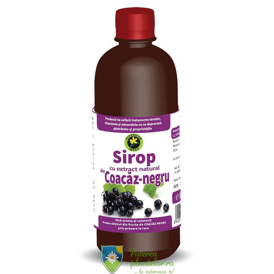 Sirop Coacaz negru 500 ml