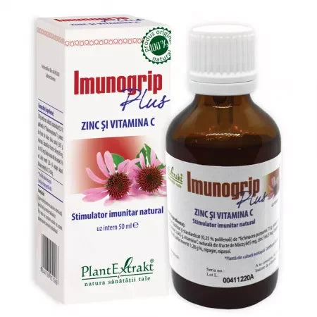 Imunogrip Plus Zinc şi Vitamina C 50 ml