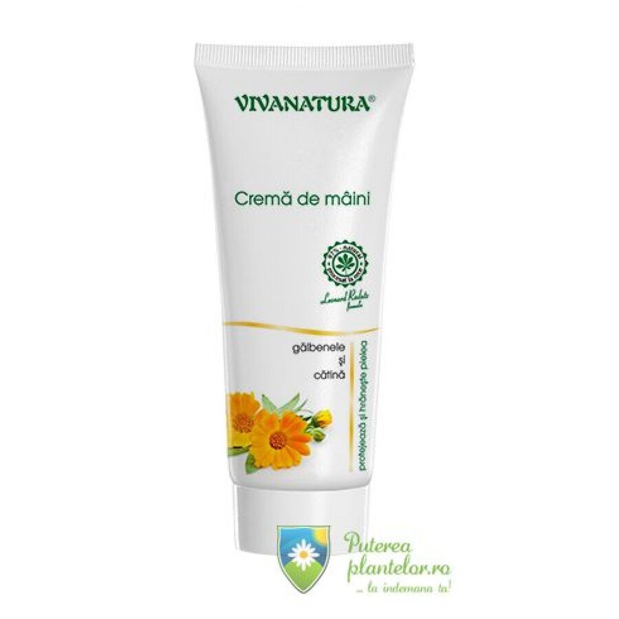 Crema de maini cu galbenele si catina 75 ml