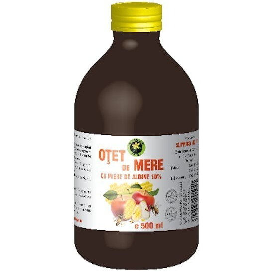 Otet de Mere cu Miere de Albine 500ml