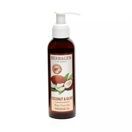 Ulei de Masaj Cocos Organic + Maslin 150ml Herbagen