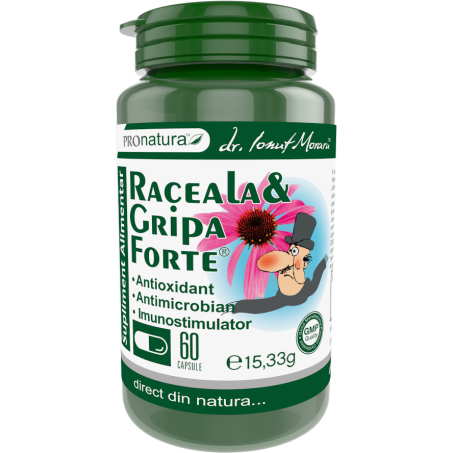 Raceala si Gripa Forte 60 capsule