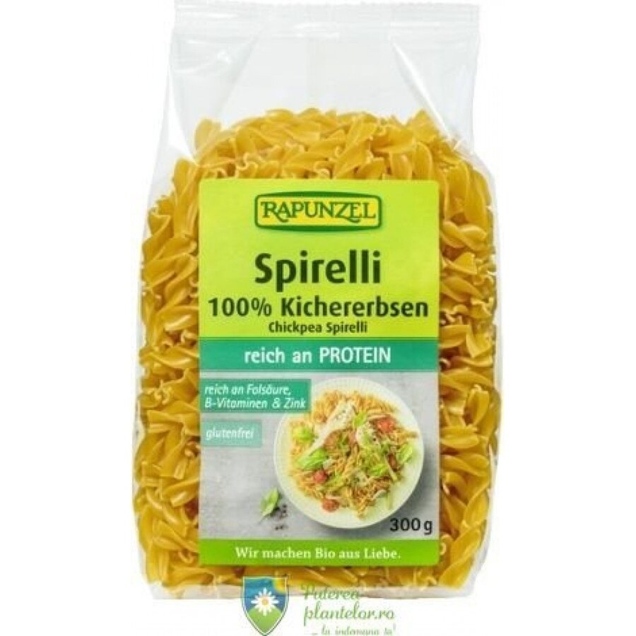 Spirelli din naut fara gluten Bio 300 gr