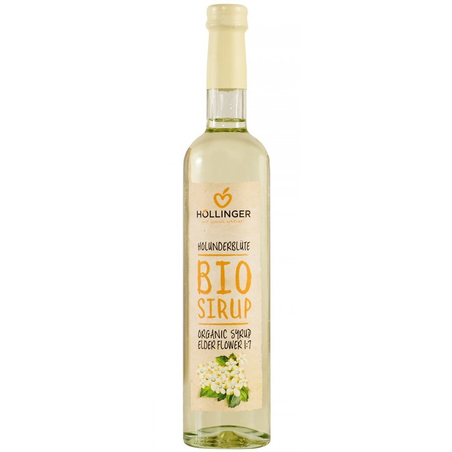 Sirop din flori de soc bio Hollinger, 500ml