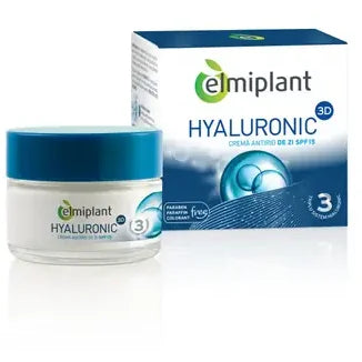 Crema antirid de zi SPF 15 Hyaluronic 3D, 50 ml, Elmiplant