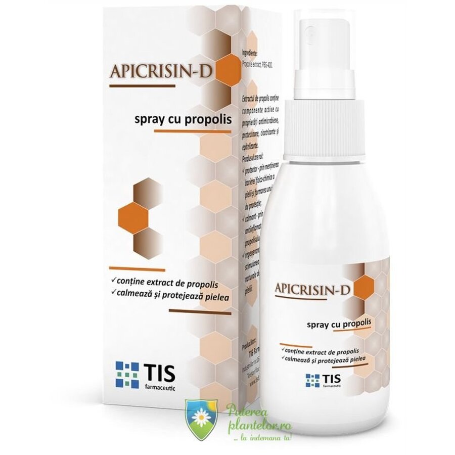 Apicrisin-D spray cu propolis 50 ml