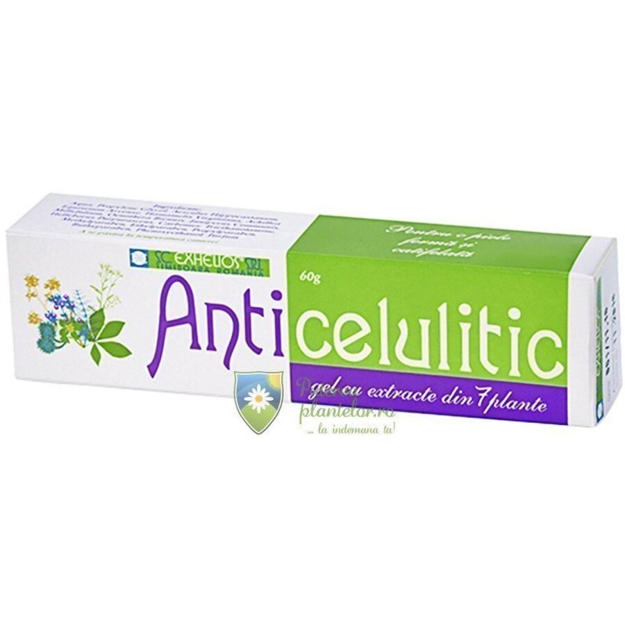 Anticelulitic gel cu extracte din 7 plante 60 gr