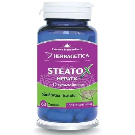 Steatox Hepatic, 60 capsule, Herbagetica