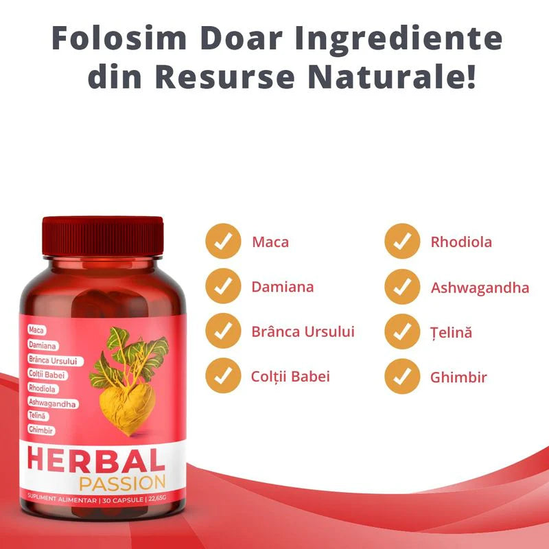 Herbal Passion 30 cps Doza de Sanatate