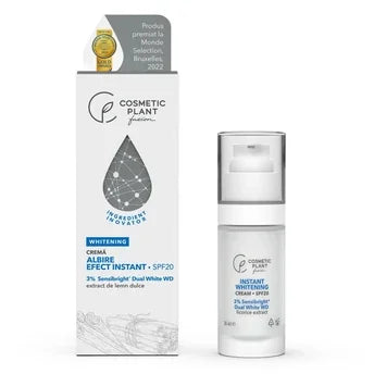 Crema albire cu efect instant SPF20, 30ml, Cosmetic Plant