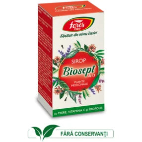 Biosept cu Miere si Propolis Sirop 100 ml