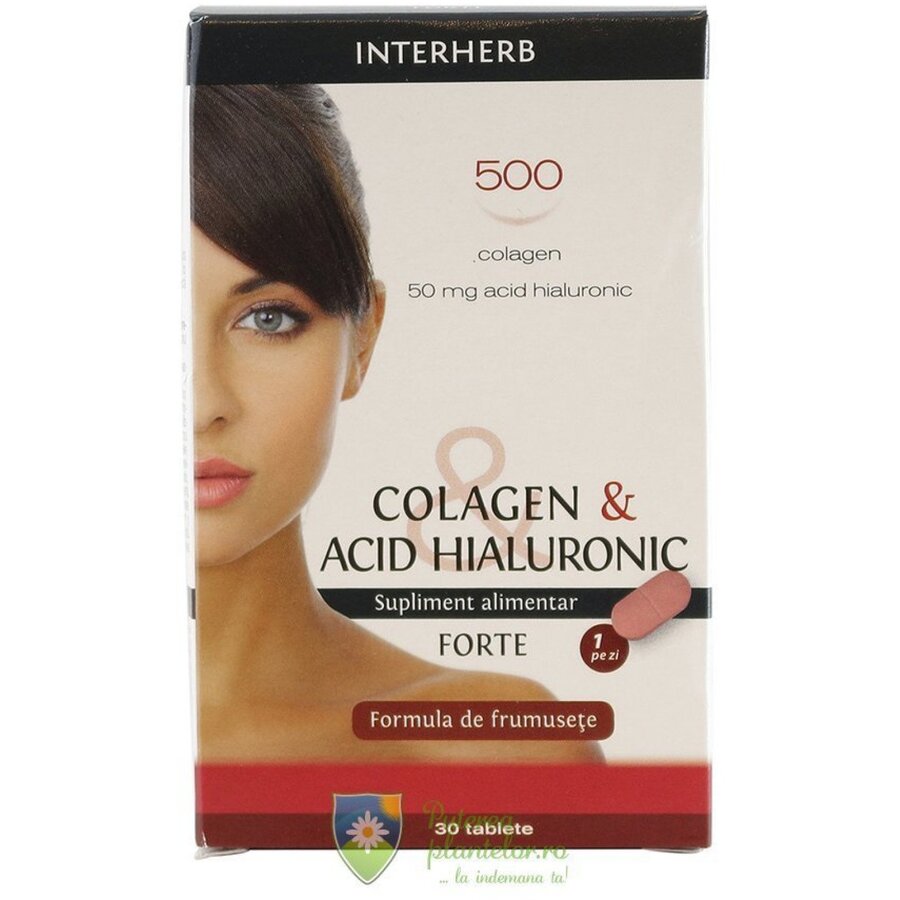 Colagen si acid hialuronic Forte 30 capsule