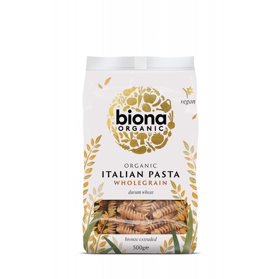 Fusilli tricolore din grau dur bio 500g