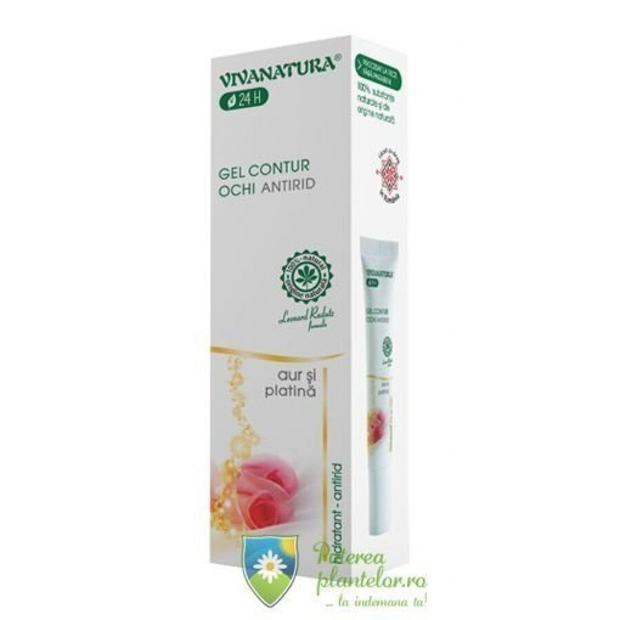 Gel contur ochi antirid Aur si Platina 15 ml