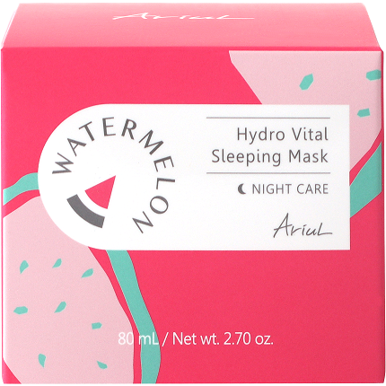 Masca de noapte pentru fata cu Pepene Rosu Ariul Watermelon Hydro Vital Sleeping Mask,  80g