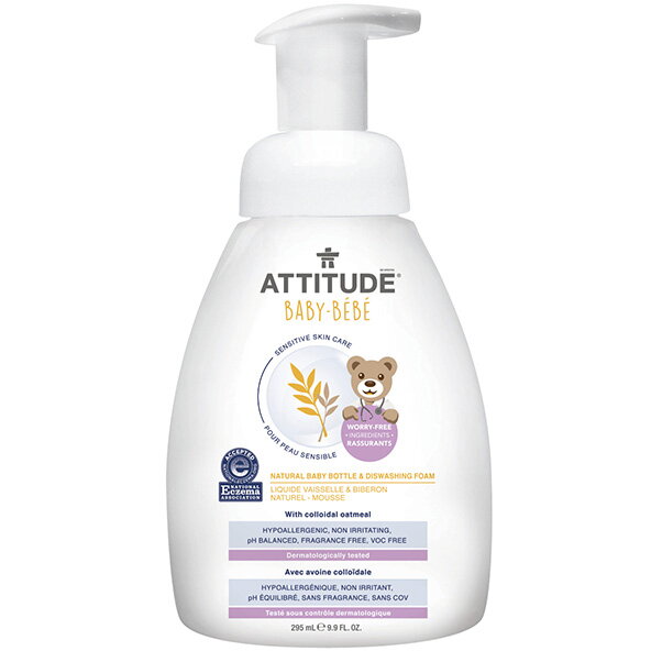 Sensitive Skin Baby Baby Spuma pentru spalat sticlute si vase 295 ml