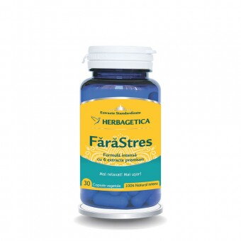 Fara stres, 30 capsule, Herbagetica