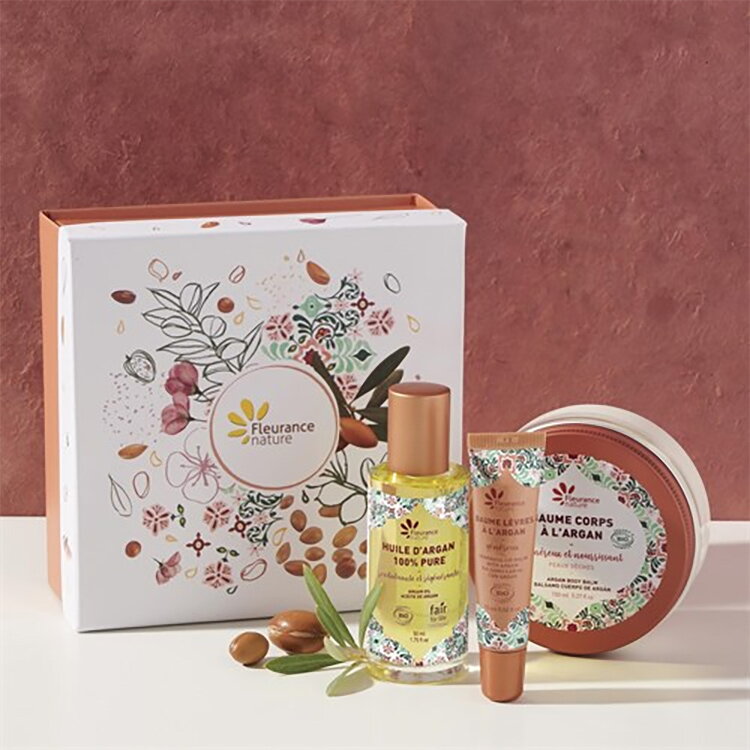 Set cadou Fleurance Nature – Argan Capillaire Bio