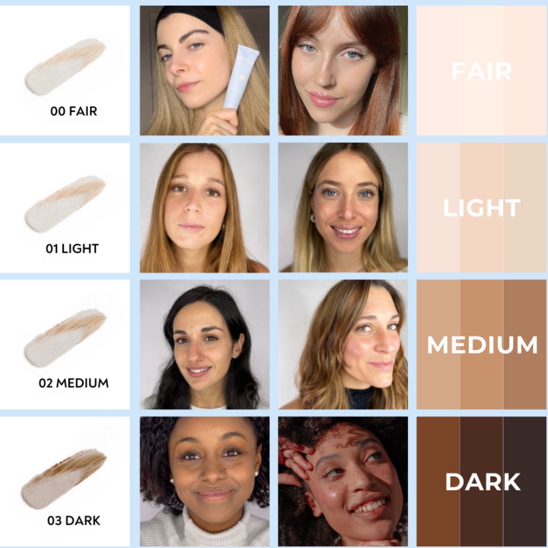 Crema coloranta BB Cream 2 in 1 Natural Beauty - DARK 03, SPF 15, Blondesister, 30 ml