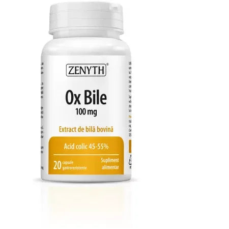 Ox Bile, 20 capsule, Zenyth