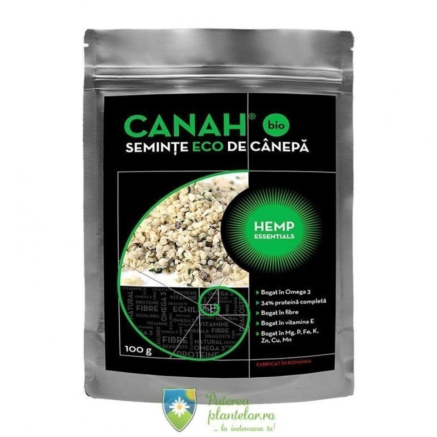 Seminte decorticate de canepa Eco 100 gr