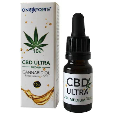 Oncoforte CBD ULTRA Medium 10%, Ulei de Cânepă cu cannabidiol 10%, 10 ml