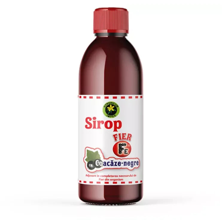 Sirop Fier cu Coacaze Negre, 500 ml