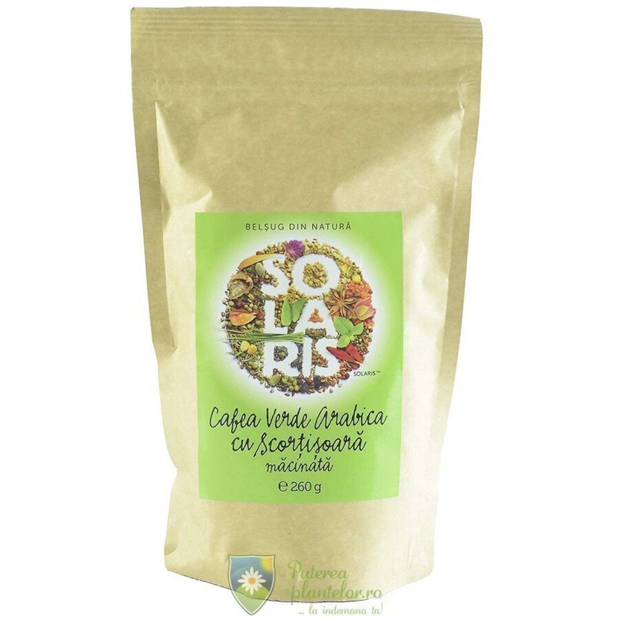 Cafea verde arabica macinata cu scortisoara 260 gr