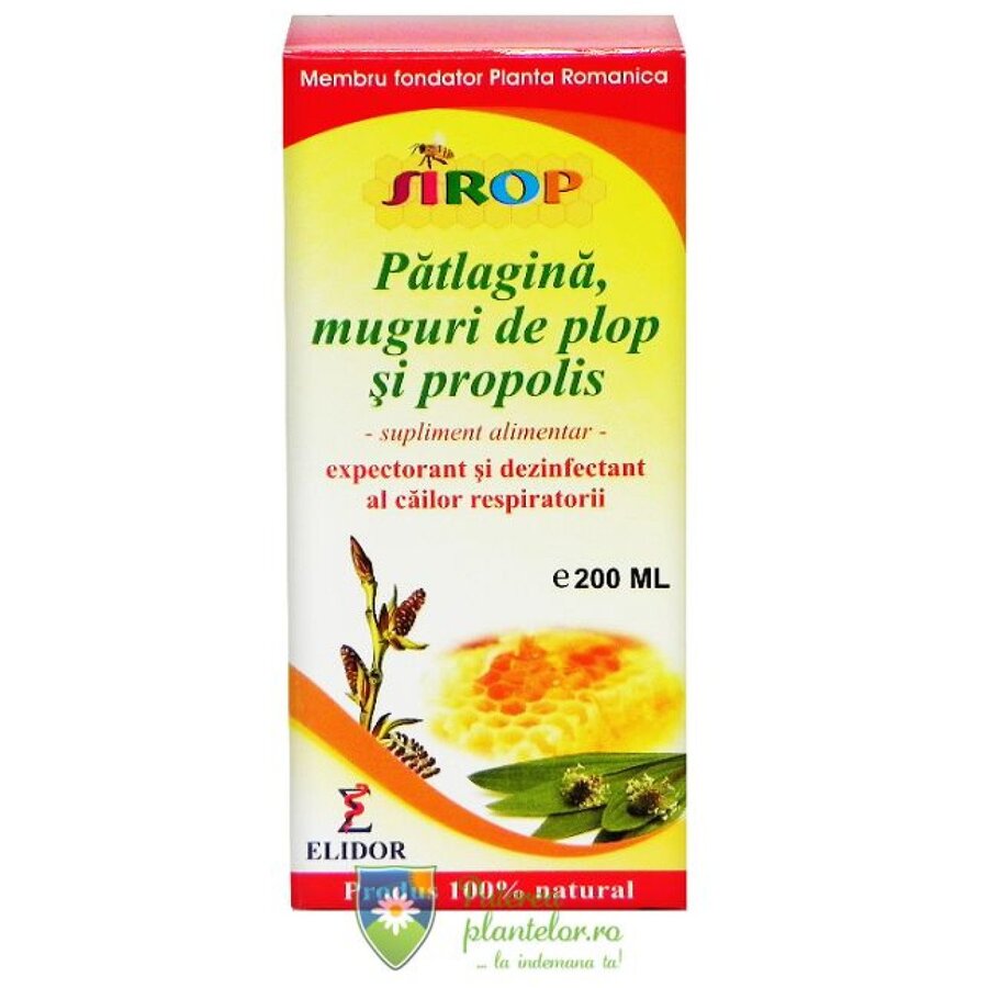 Sirop Paltlagina, muguri plop si propolis 200 ml