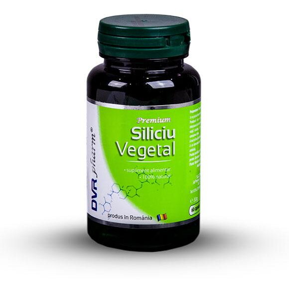 Siliciu vegetal 60 capsule