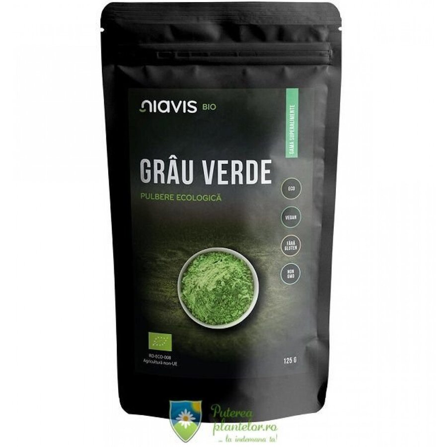 Iarba de grau verde pulbere Ecologica/Bio 125 gr