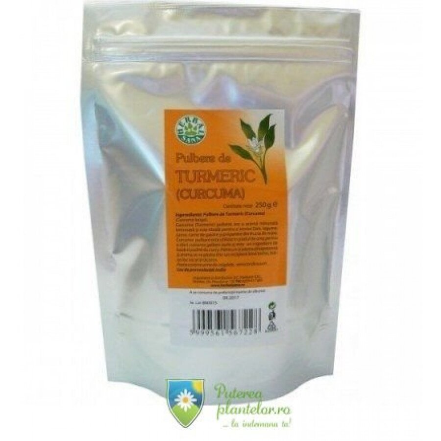 Turmeric (curcuma) pulbere 250 gr