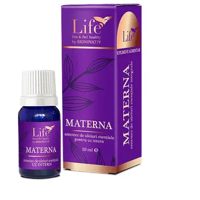 Amestec de uleiuri esentiale integrale pentru uz intern Materna, 10 ml, Bionovativ