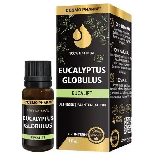 EUCALYPTUS GLOBULUS – Ulei Esential De Eucalipt Uz Intern 10ml