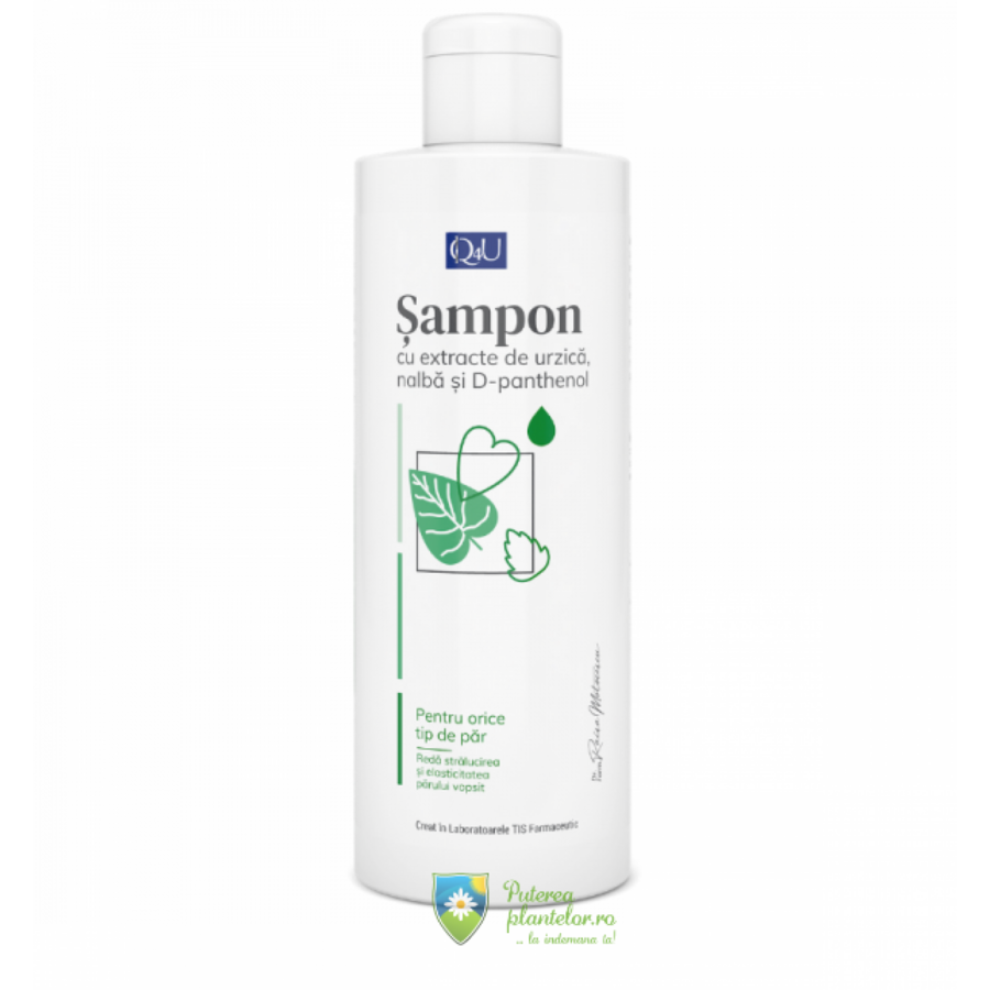 Sampon cu nalba si urzica Q4U 250 ml