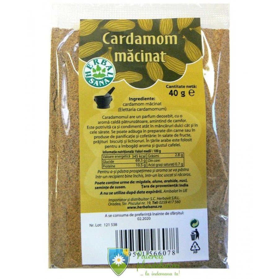 Cardamom macinat 40 gr