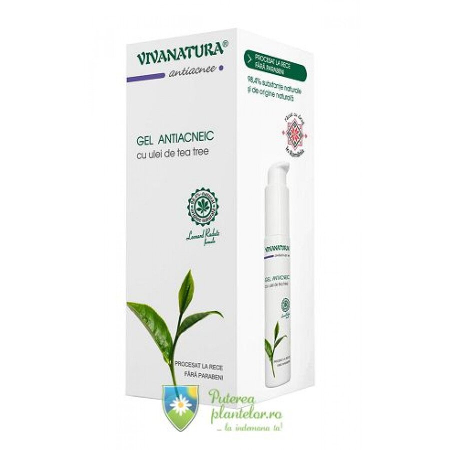 Gel antiacneic cu tea tree 50 ml