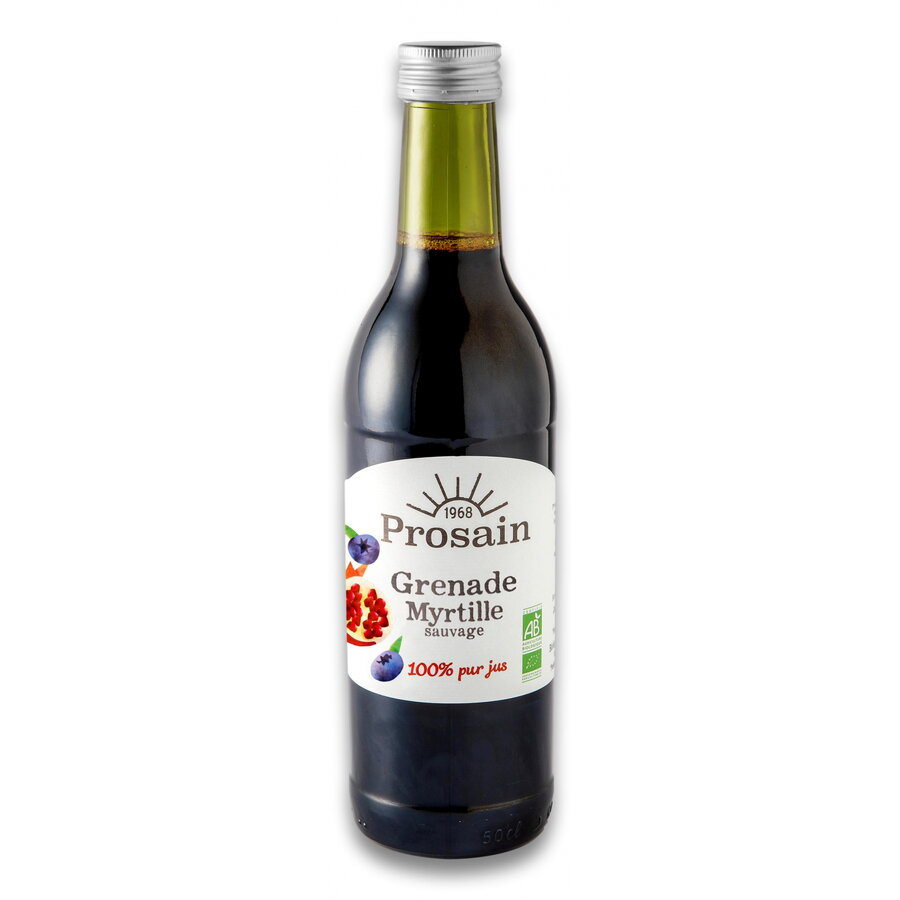 Suc de rodie si afine BIO, fara zahar Prosain 500 ml