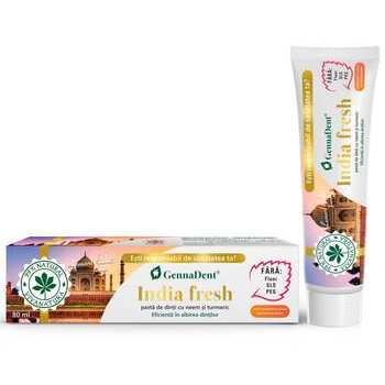 Pasta de dinti naturala cu Neem si Turmeric India Fresh 80 ml