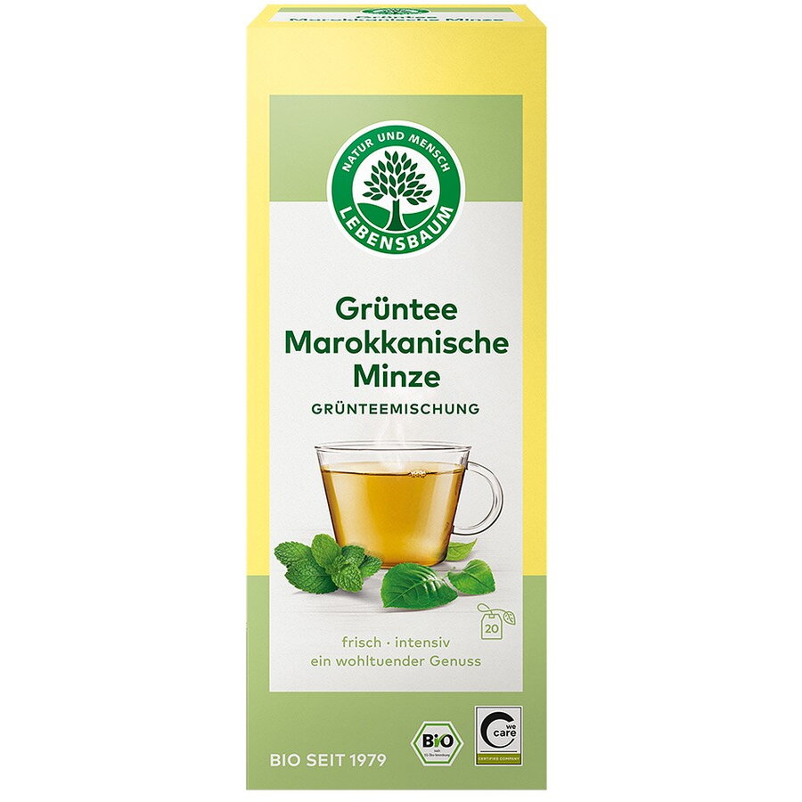 Ceai verde bio cu menta Marocana 40 g