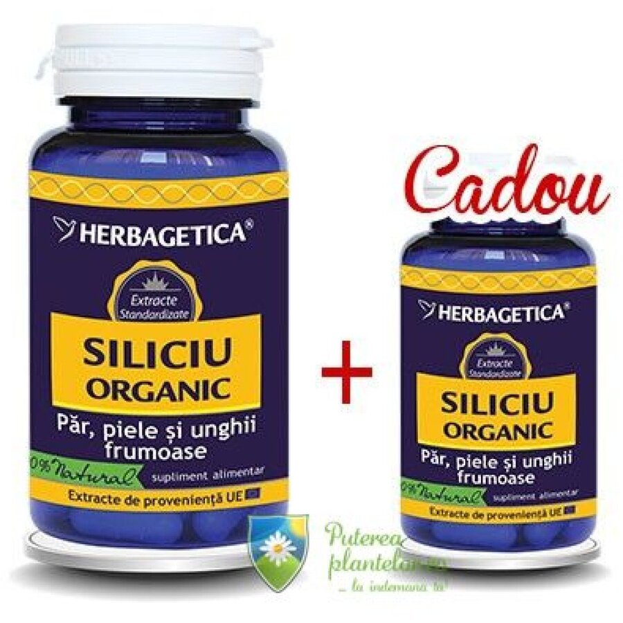 Siliciu Organic 60 cps + 10 cps Cadou