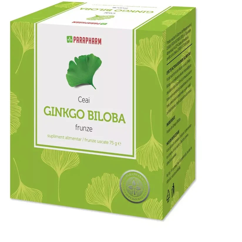 Ceai Ginkgo Biloba frunze 75 gr