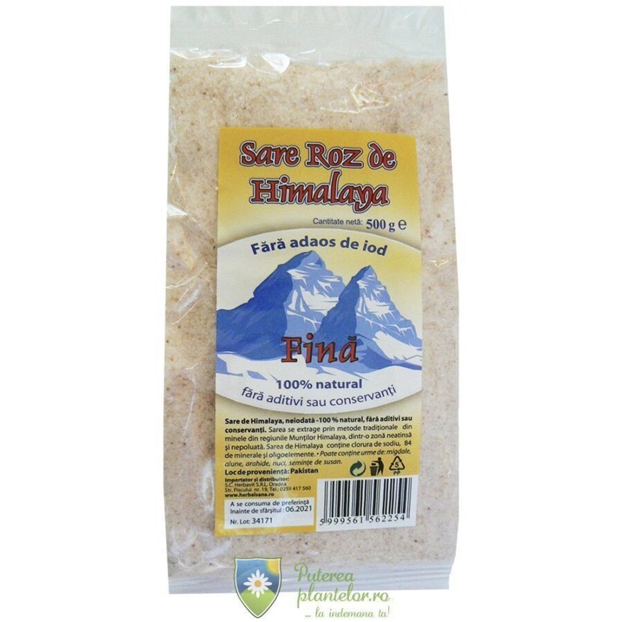 Sare roz Himalaya fina 500 gr