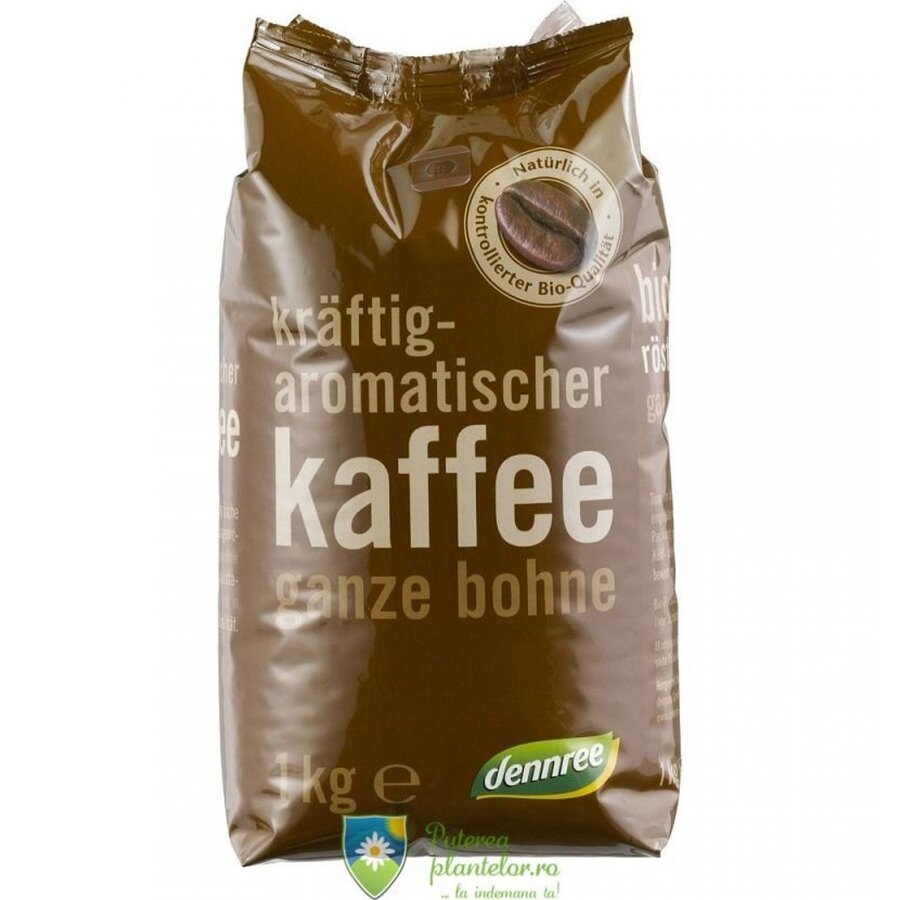 Cafea boabe Arabica si Robusta Bio 1 kg