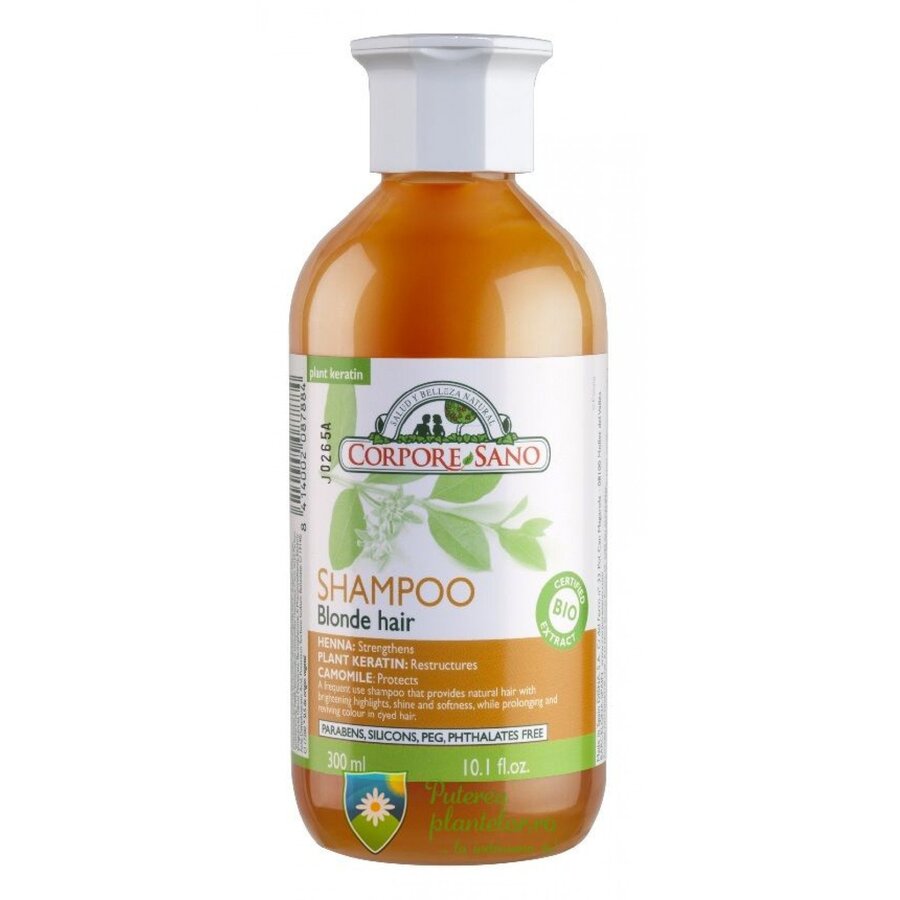 Sampon cu henna pentru par blond 300 ml