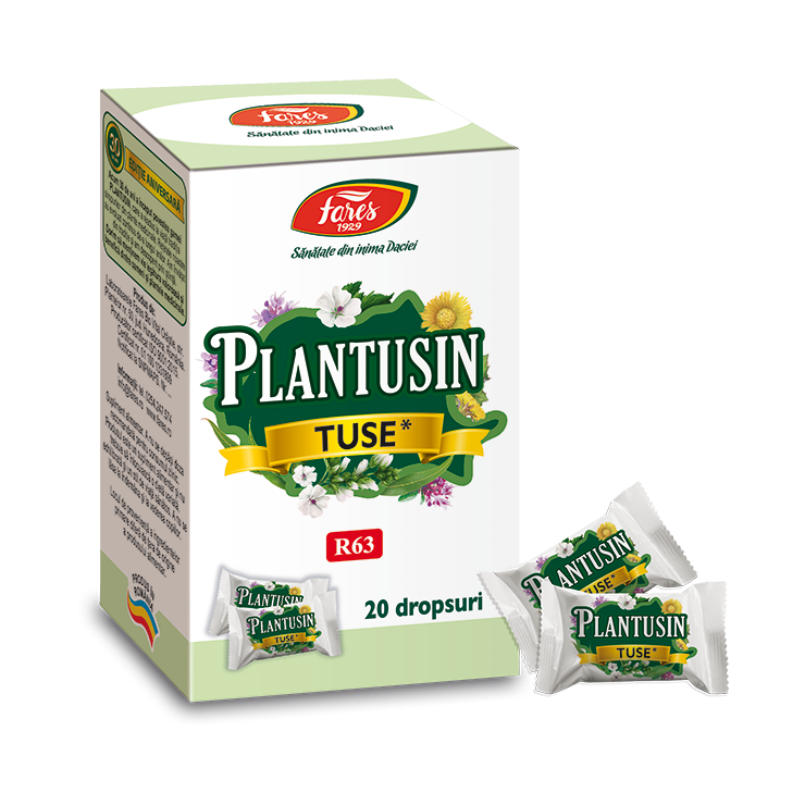Plantusin tuse, R63, 20 dropsuri - Fares